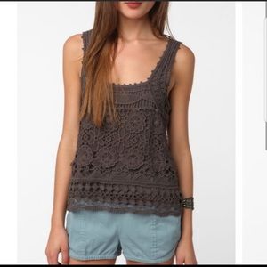 3 for $18 Urban Outfitters Pins and needles crochet lace top